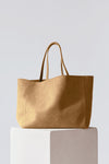 EVERYDAY SHOPPER - YACHT BAG SAND FAUX SUEDE