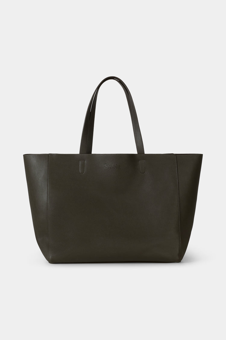 Totebag shopper bag stylein yackt dark mud packshot