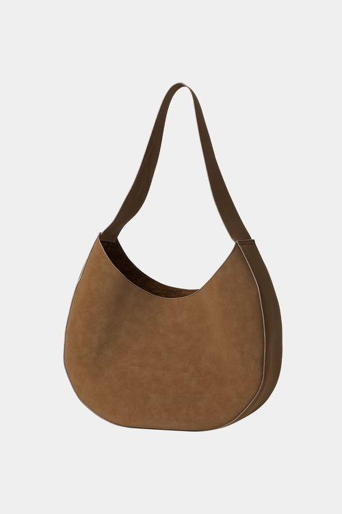 Yardly bag faux suede brown packshot