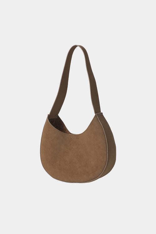 Yardly mini faux suede brown