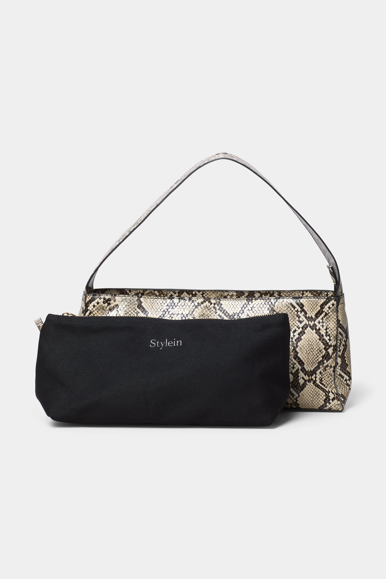 Yosef bag faux leather beige snake inner bag stylein packshot