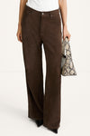 Yosef bag faux leather beige snake stylein model image front