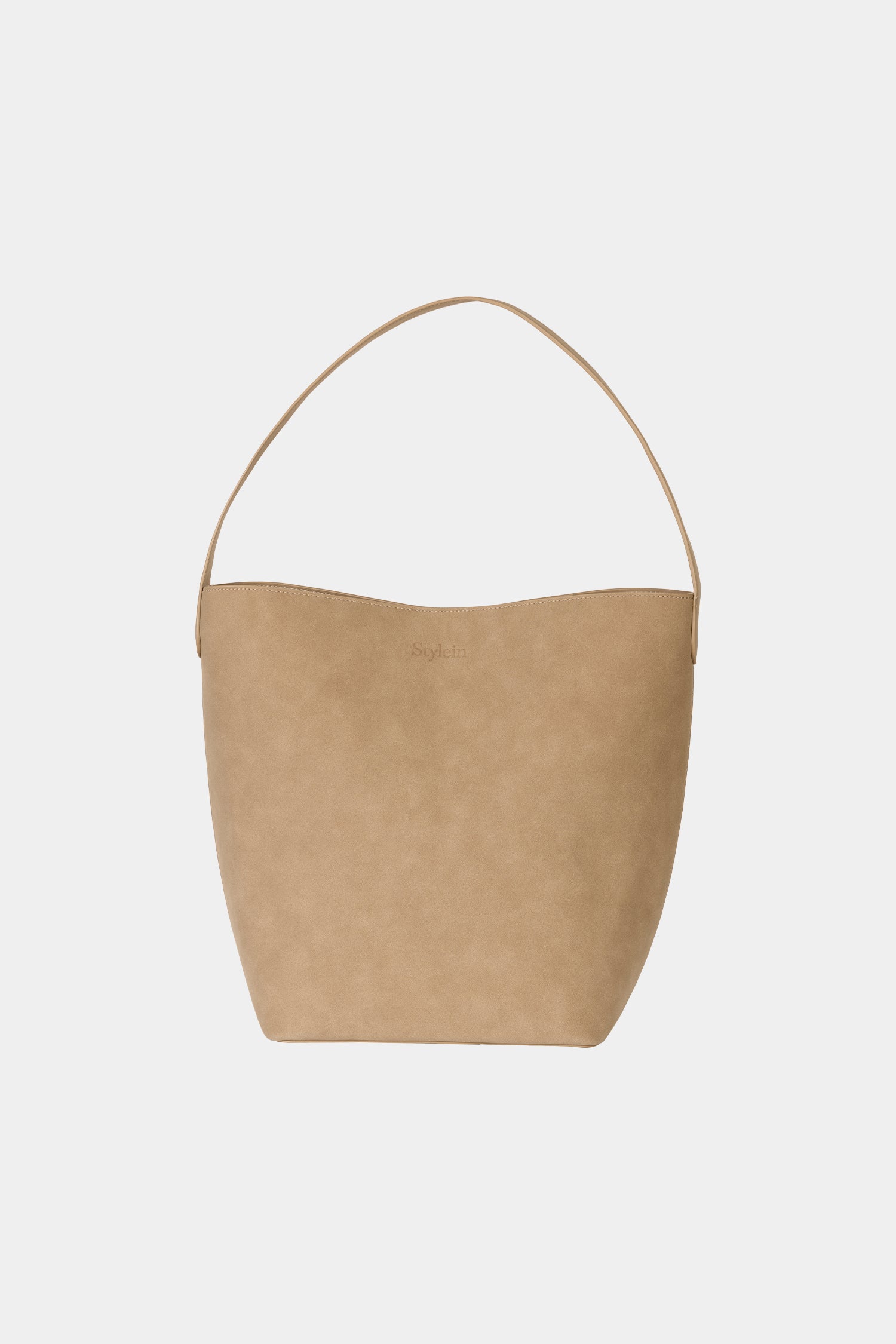 Youness Bucket Bag Sand faux suede Stylein packshot