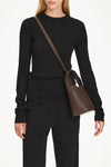 Youness mini bag faux leather coffee stylein model image front