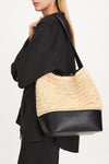 YOUNESS BAG PAPER STRAW - CREAM