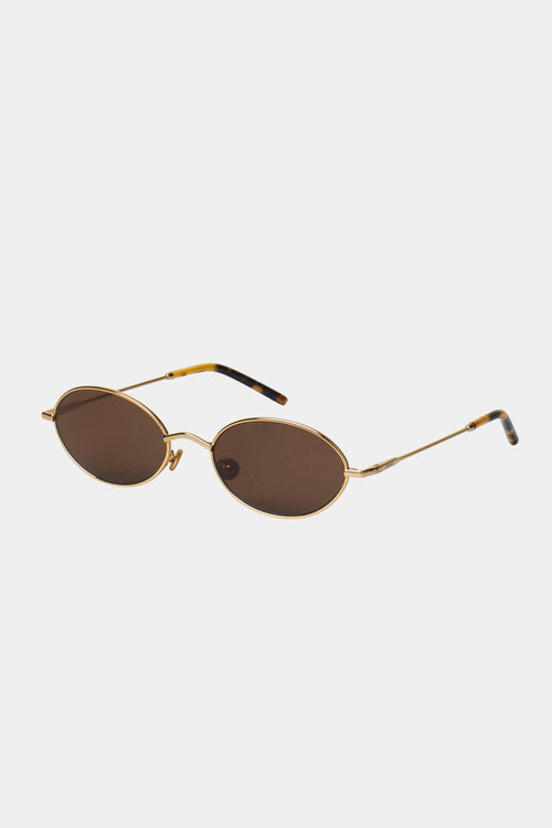 amalfi sunglasses gold metal round shades stylein packshot
