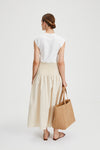 SABRINA TRENCH SKIRT - IVORY