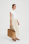 SABRINA TRENCH SKIRT - IVORY