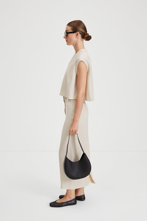 Berkeley skirt ankle length ivory stylein side image