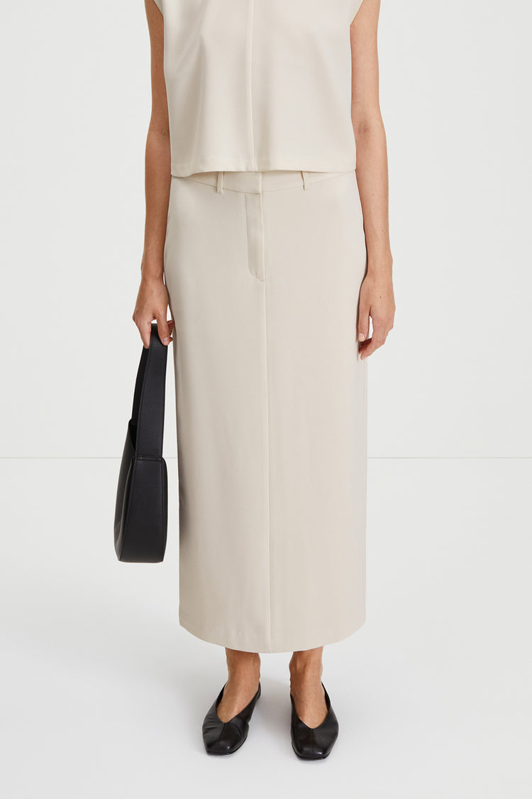 Berkeley skirt ankle length ivory stylein front image