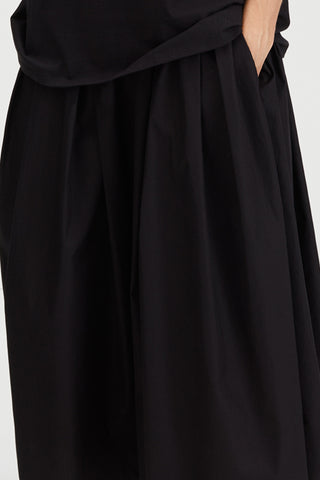 Jorina skirt voluminous mid length a line black stylein detail image