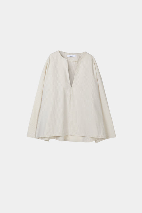 MONTE BLOUSE - BEIGE STRIPE