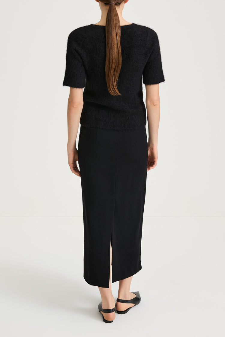 black alpacka top stylein loha back