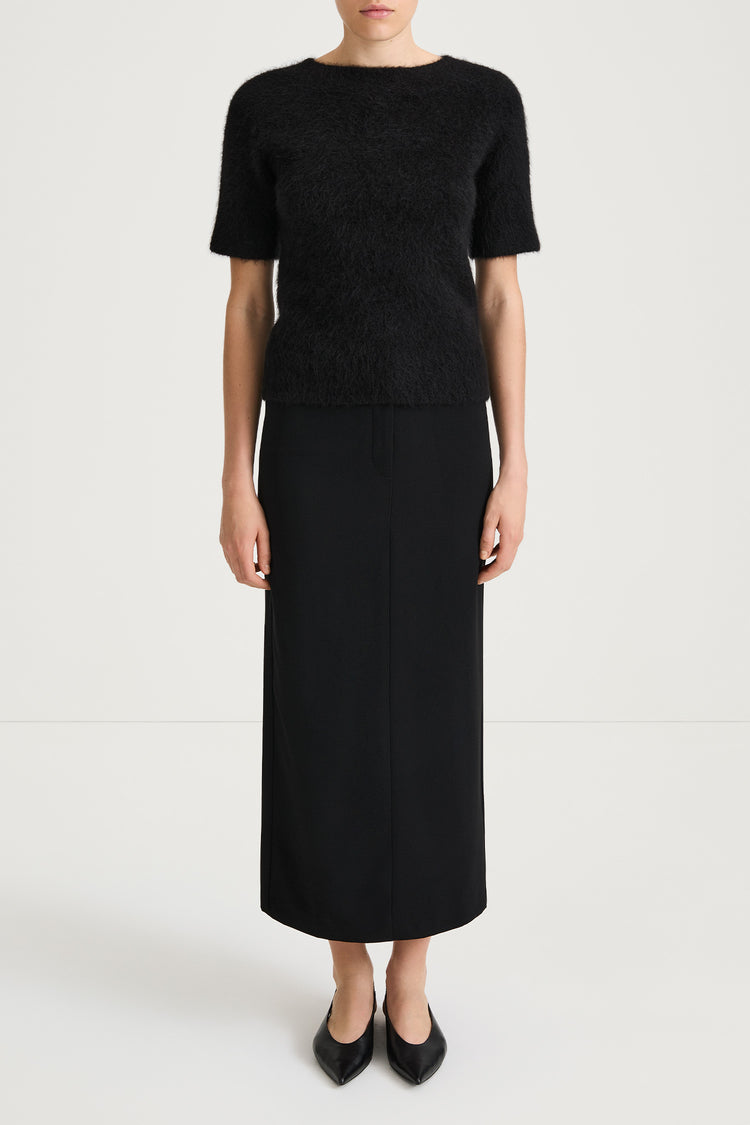 black alpacka top stylein loha front