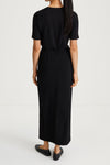 black ankle length skirt crepe stylein berkeley back