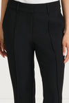 black ankle length suit trousers stylein black detail