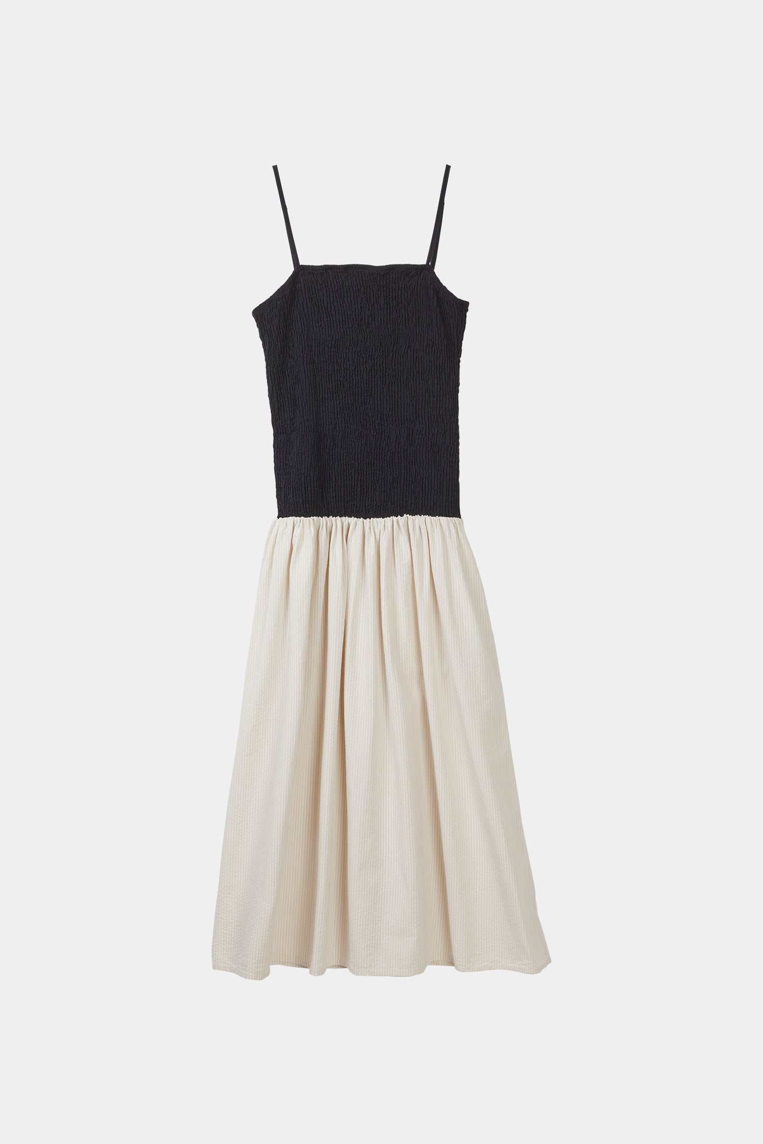 MARTELLI DRESS - BLACK / BEIGE STRIPE Stylein MARTELLI DRESS - BLACK / BEIGE STRIPE Stylein