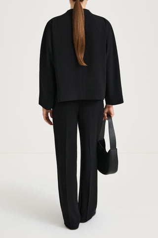 black blazer jacket stylein barrea back