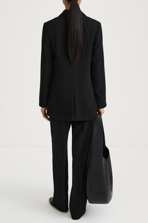 black blazer stylein benito classic back