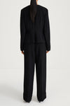 black blouse crepe stylein briar back