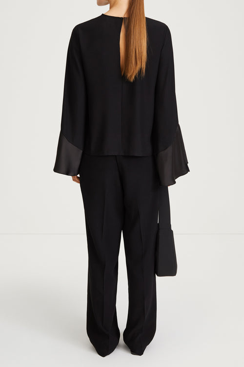 black blouse womenswear stylein marlowe back