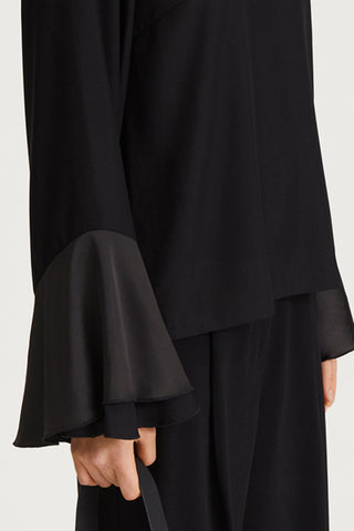 black blouse womenswear stylein marlowe detail