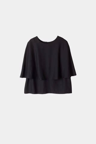 black top cape crepe stylein miri packshot