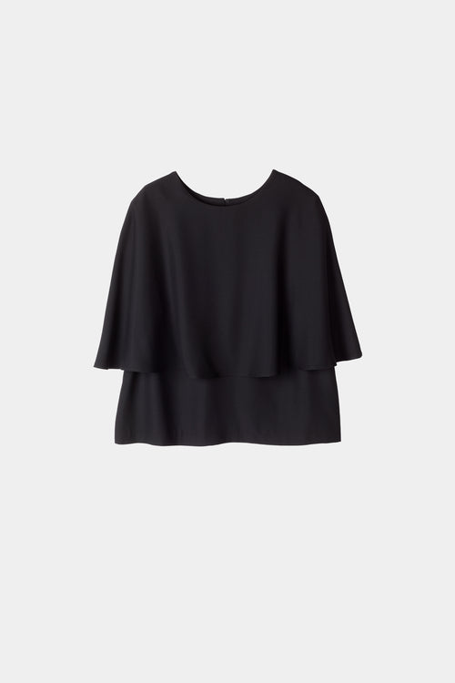 black top cape crepe stylein miri packshot