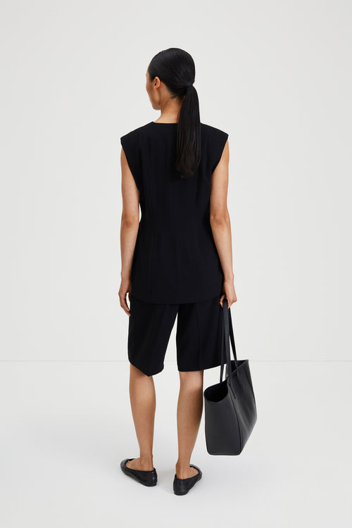 Bore shorts suit black stylein back image