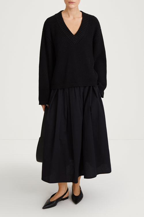 AMINA SWEATER - BLACK