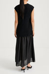 Black dress sheer stylein barnie back model image