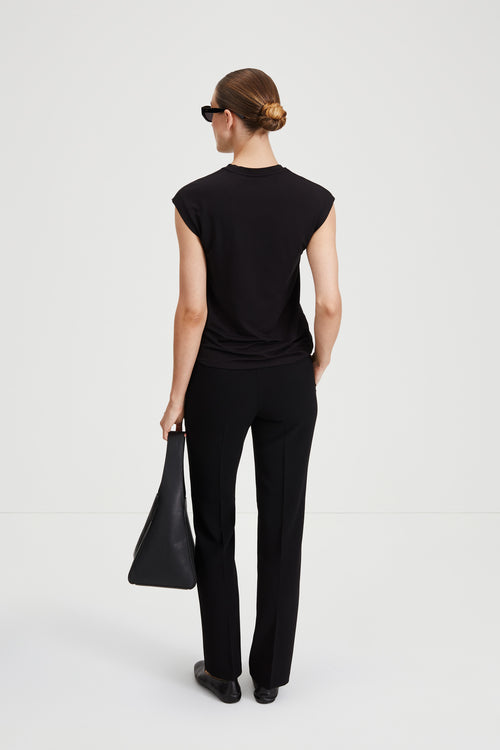 Ben long trousers suit black stylein back image