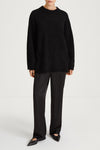 black knit mohair stylein noemi