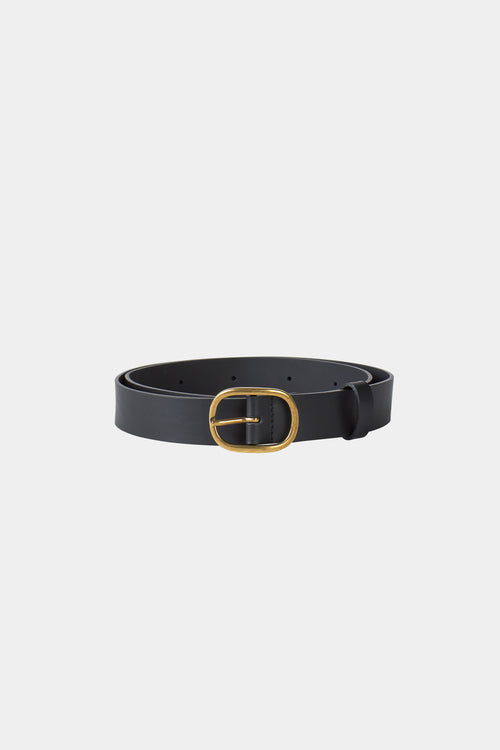 Venosa buckle belt black leather stylein packshot