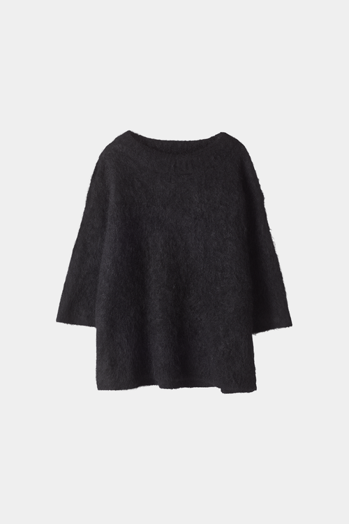 black mohair top nour stylein