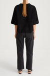 black mohair top nour stylein back