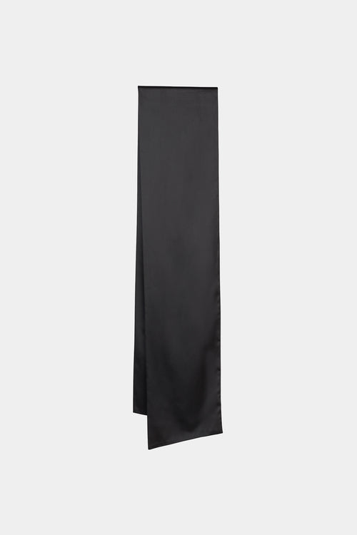 black satin scarf stylein matino packshot