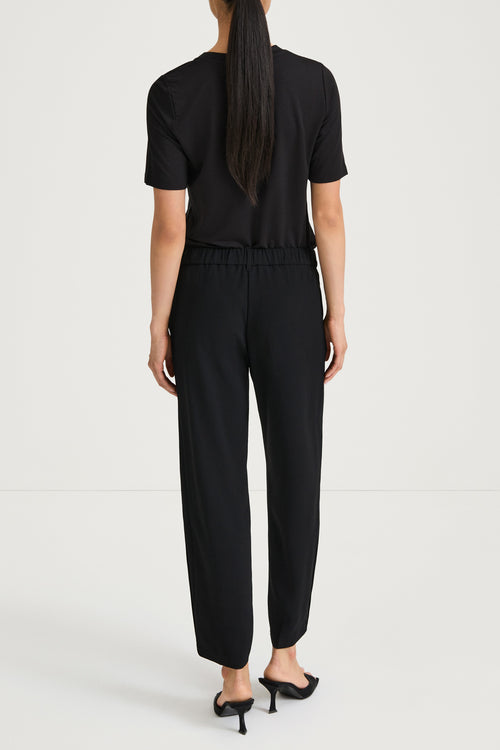 Black suit trousers bergio stylein back model image