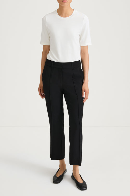 black suit trousers slim fit stylein ben front