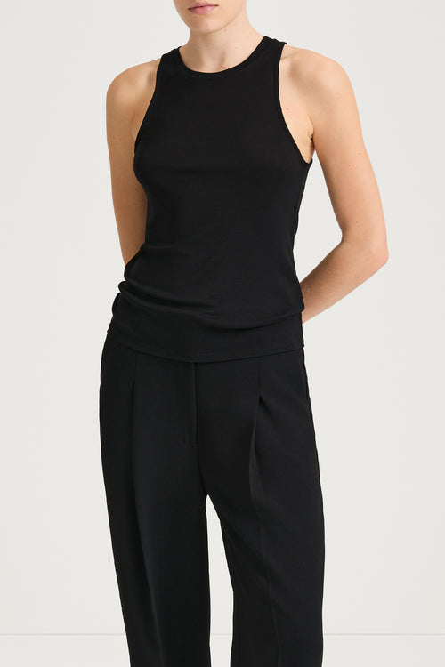 black tank top stylein nicia front