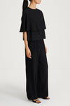 black top cape crepe stylein miri side