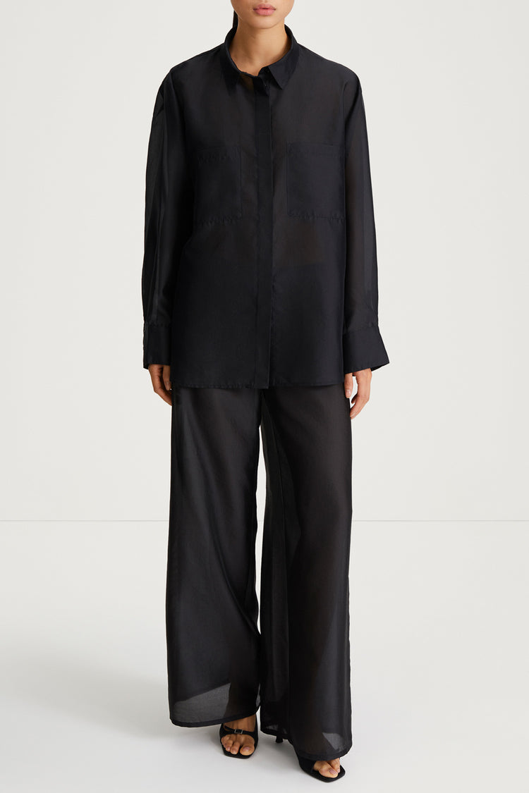 black transparent shirt stylein brailee