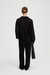 NAIRI SWEATER - BLACK