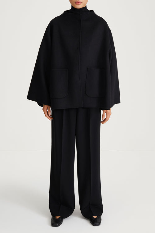 TRITSIS WITH POCKETS JACKET - BLACK