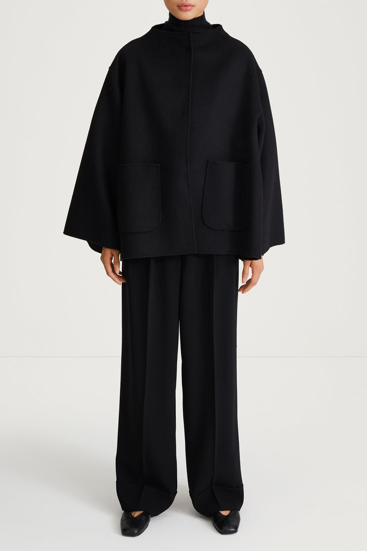 TRITSIS WITH POCKETS JACKET - BLACK