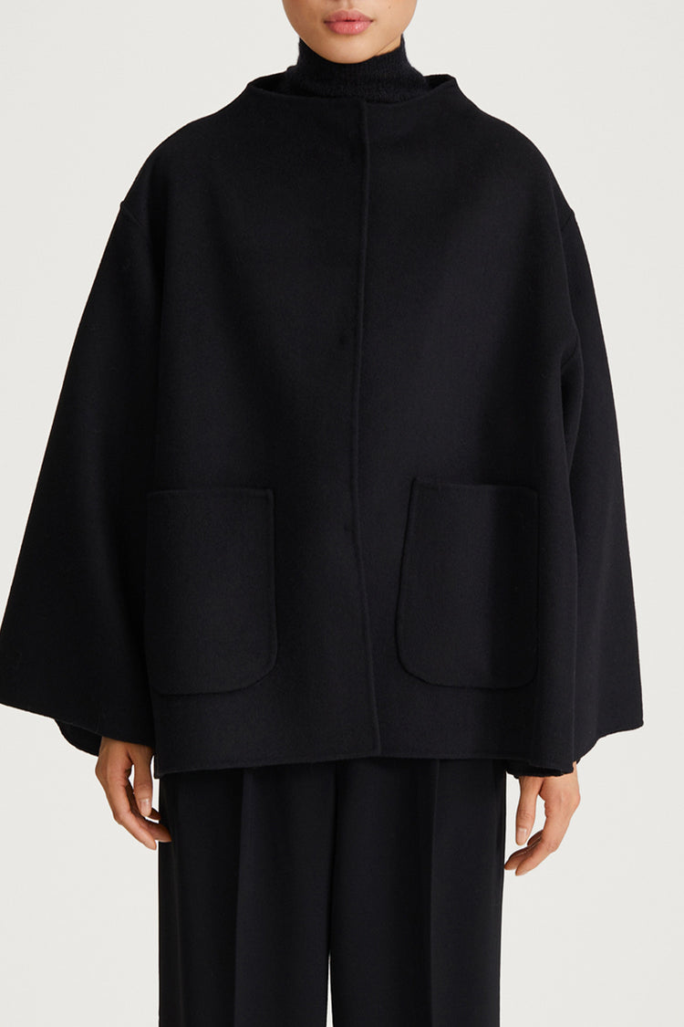 TRITSIS WITH POCKETS JACKET - BLACK