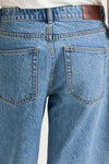 blue denim shorts stylein kim detail