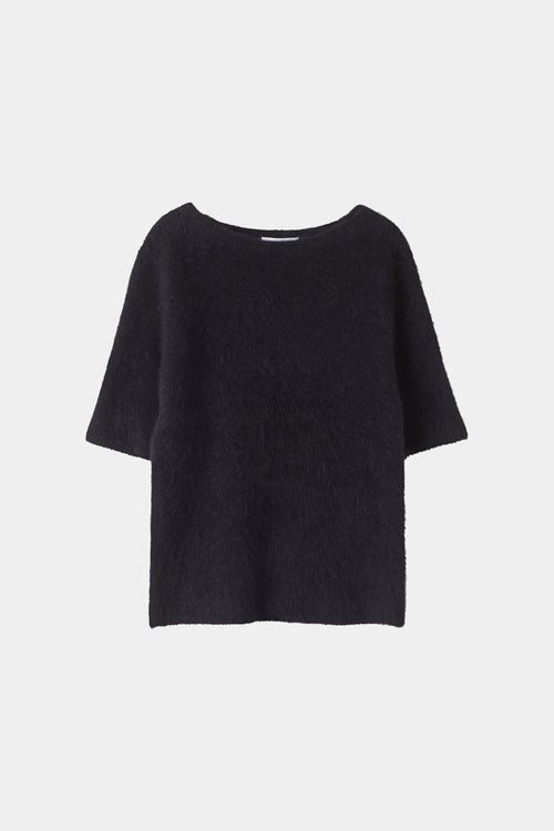 black alpacka top stylein loha front