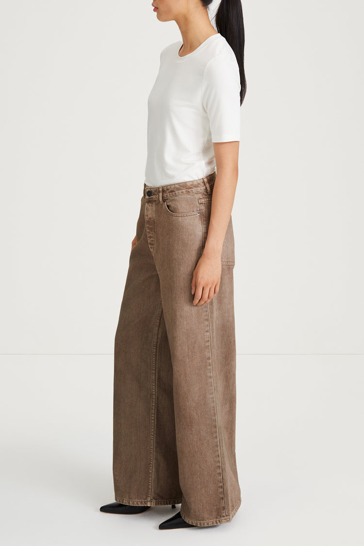 WIDE-LEG DENIM - KAYNE BROWN