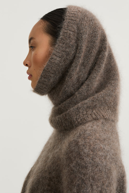 NIKO SCARF - BROWN